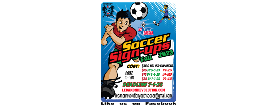 2023 Fall registration U-U19 (click image)